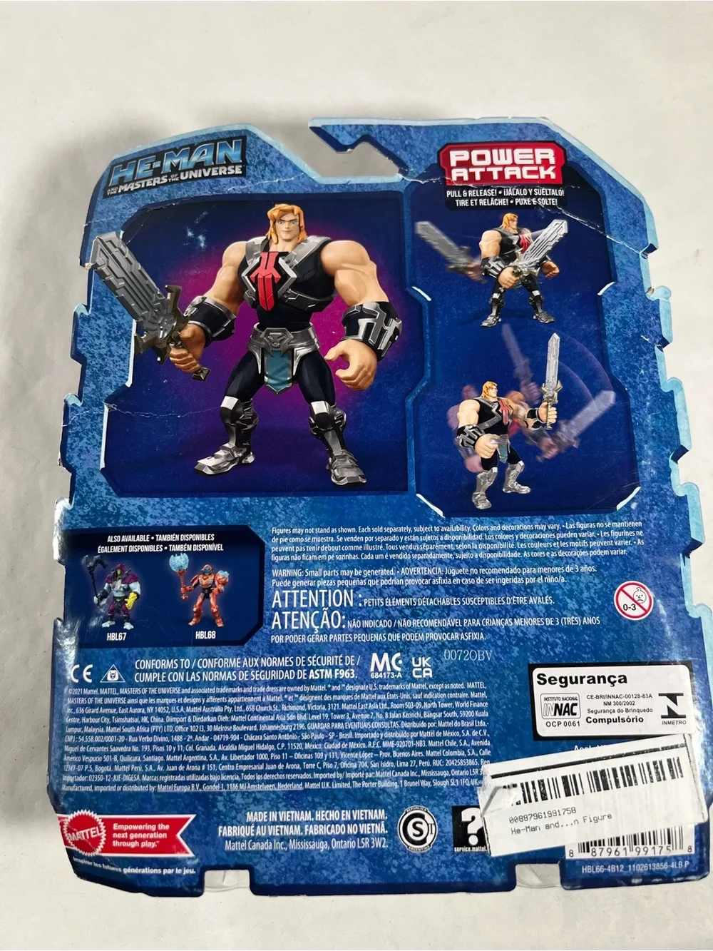 He-Man Power Attack Action Figure with Sword